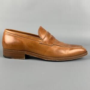 GRAVATI  for WILKES BASHFORD Size 8 Tan Leather Slip On Loafers